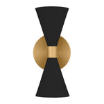 Albertine Large Sconce LIGHTING - sconce Visual Comfort Midnight Black