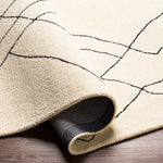 Arkell Cream/Black Rug 0-RUGS - wool Surya