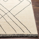 Arkell Cream/Black Rug 0-RUGS - wool Surya