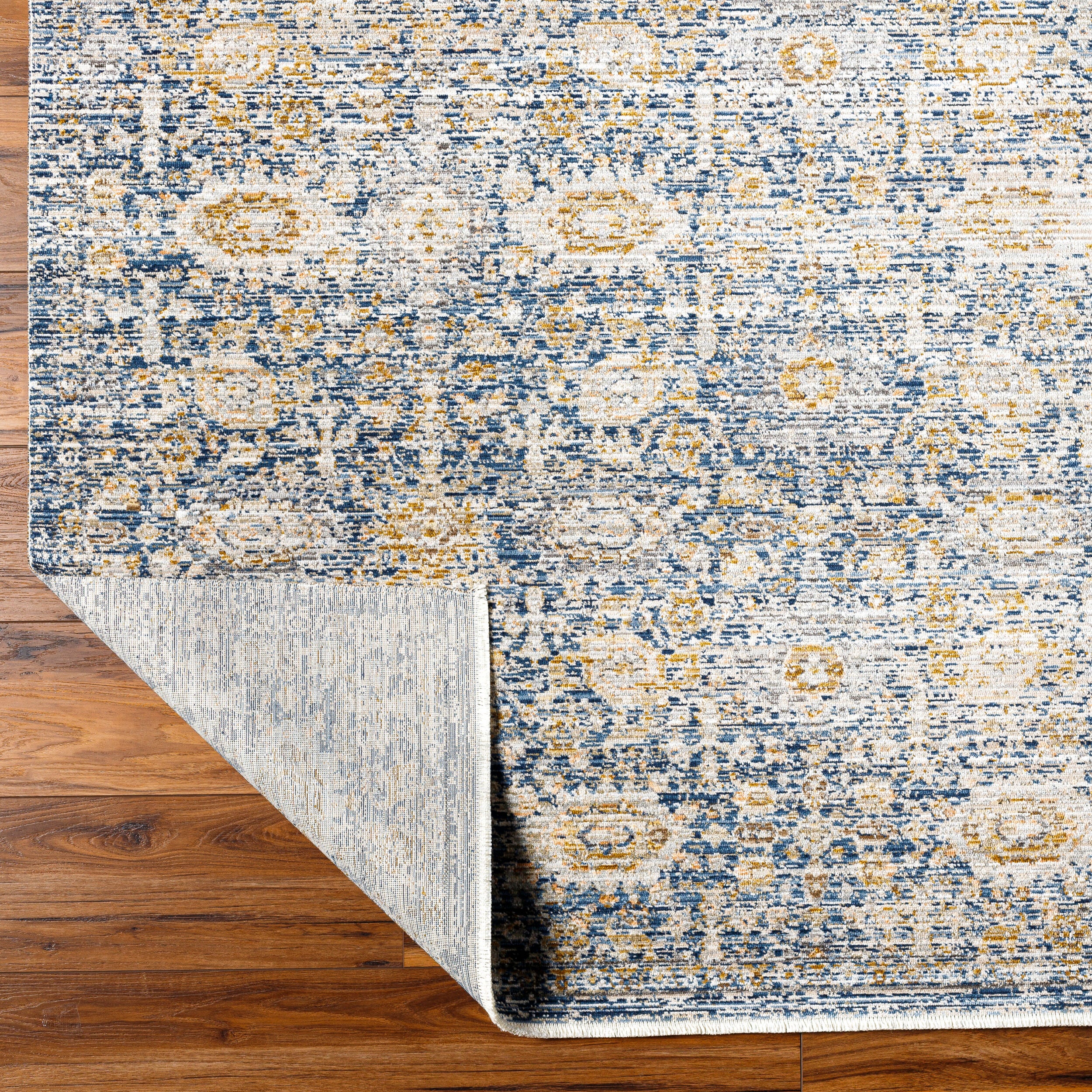 Becki Owens Ren Navy / Sand Rug 0-RUGS-patterned Surya