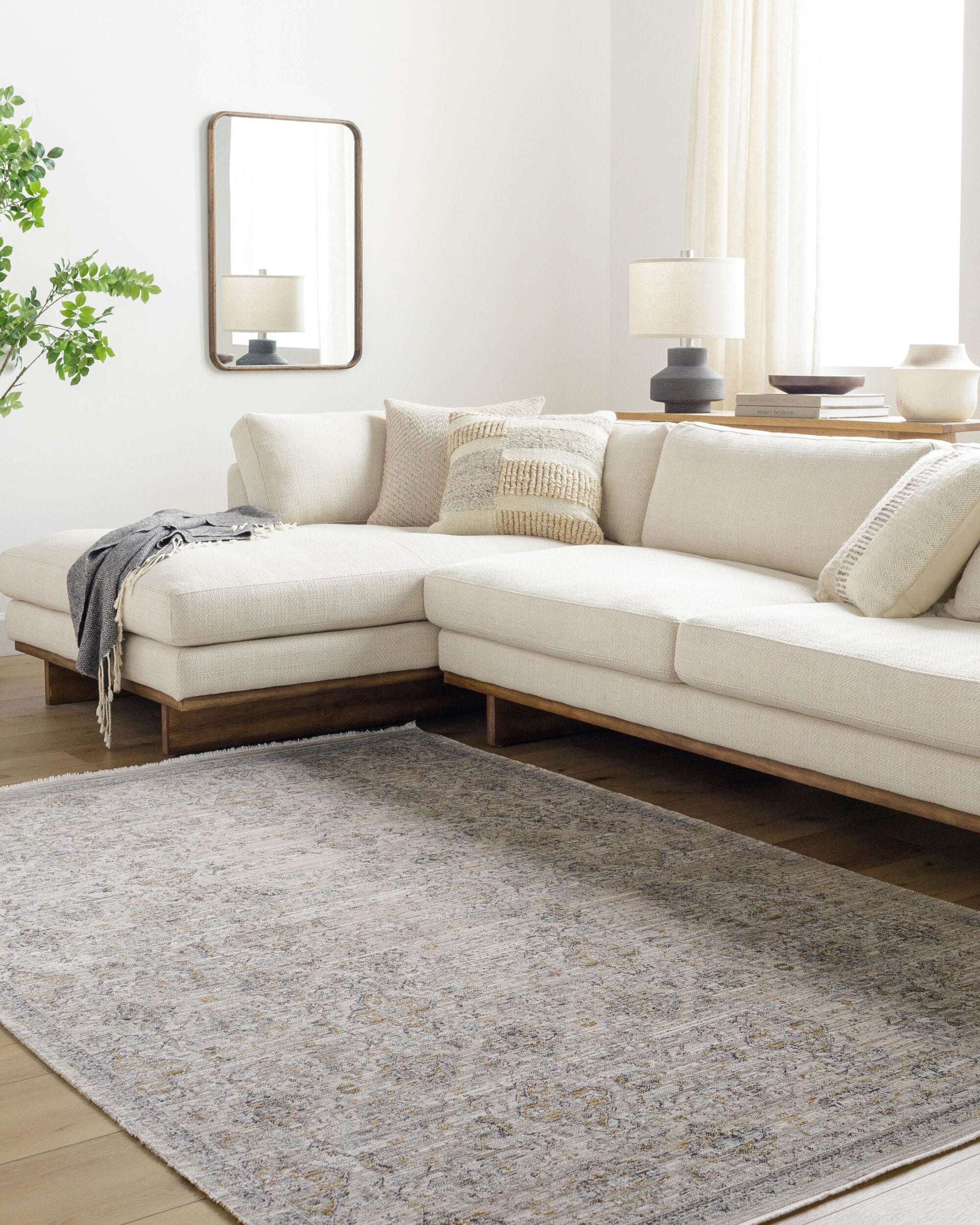 Becki Owens Ren Ocean / Sand Rug 0-RUGS-patterned Surya