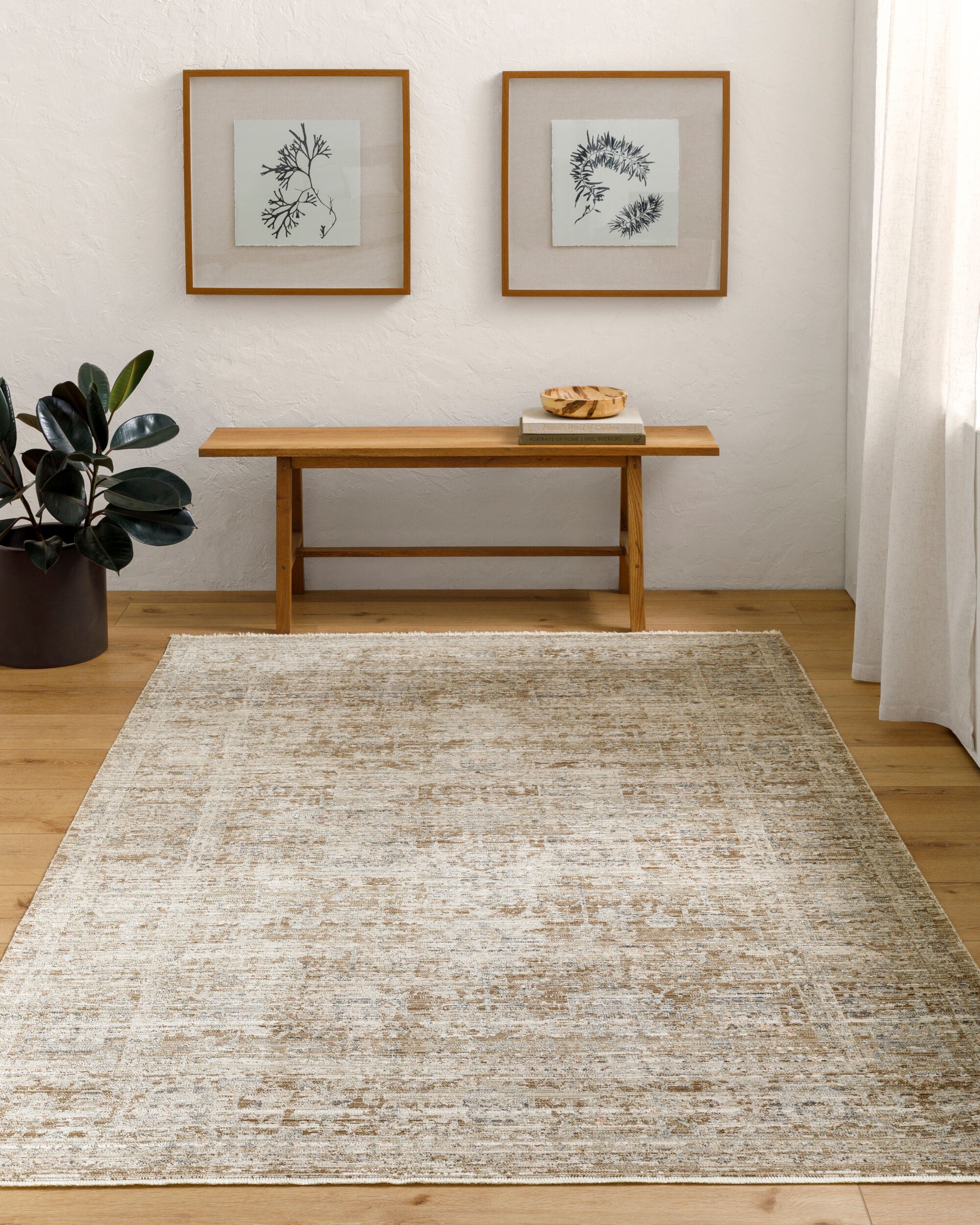 Becki Owens Margaret Bark / Dove Rug 0-RUGS-patterned Surya