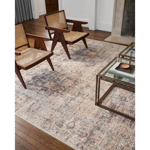 Becki Owens Marlene Ink / Terracotta Rug 0-RUGS-patterned Surya