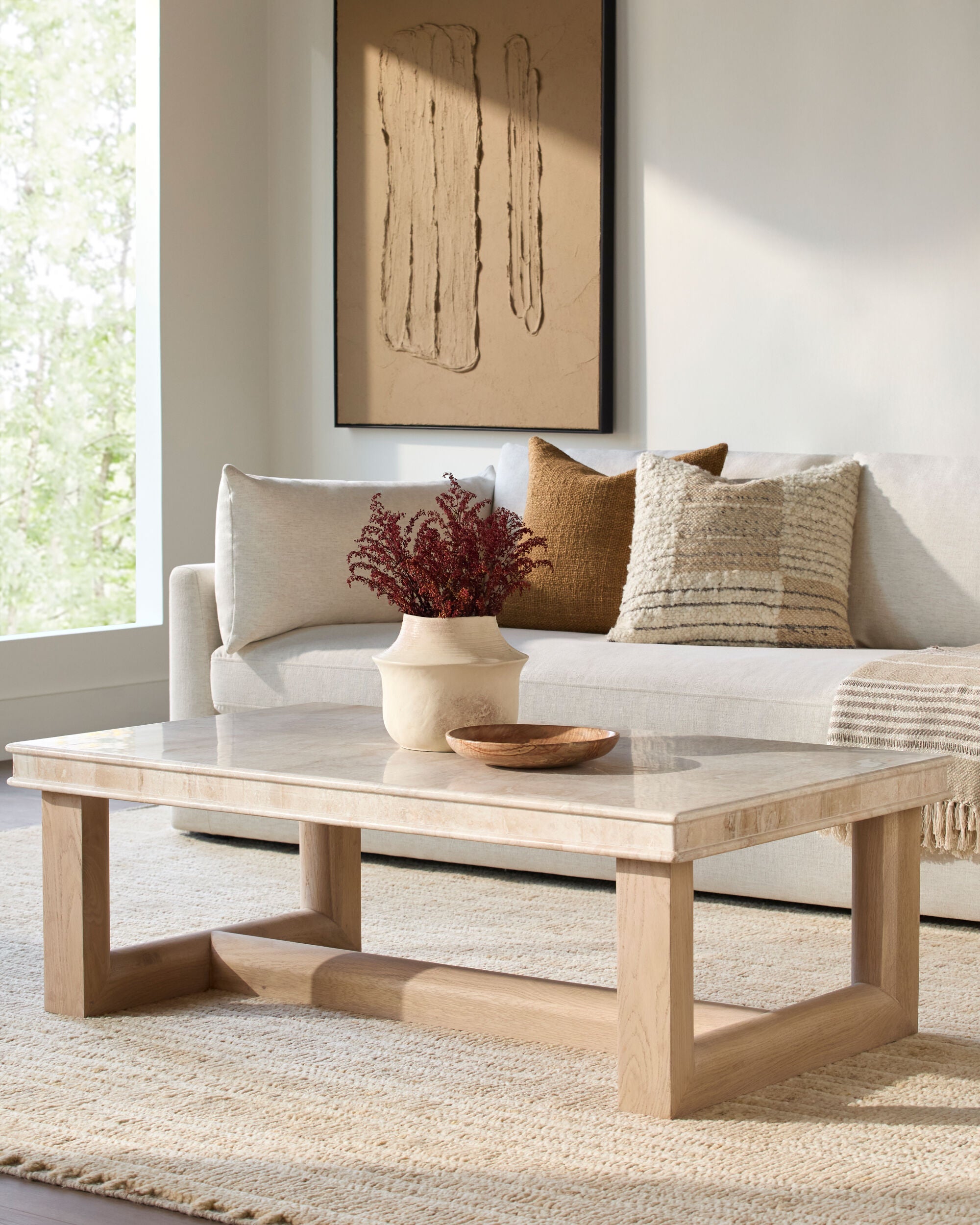 Marlon Coffee Table FURNITURE - coffee table Surya