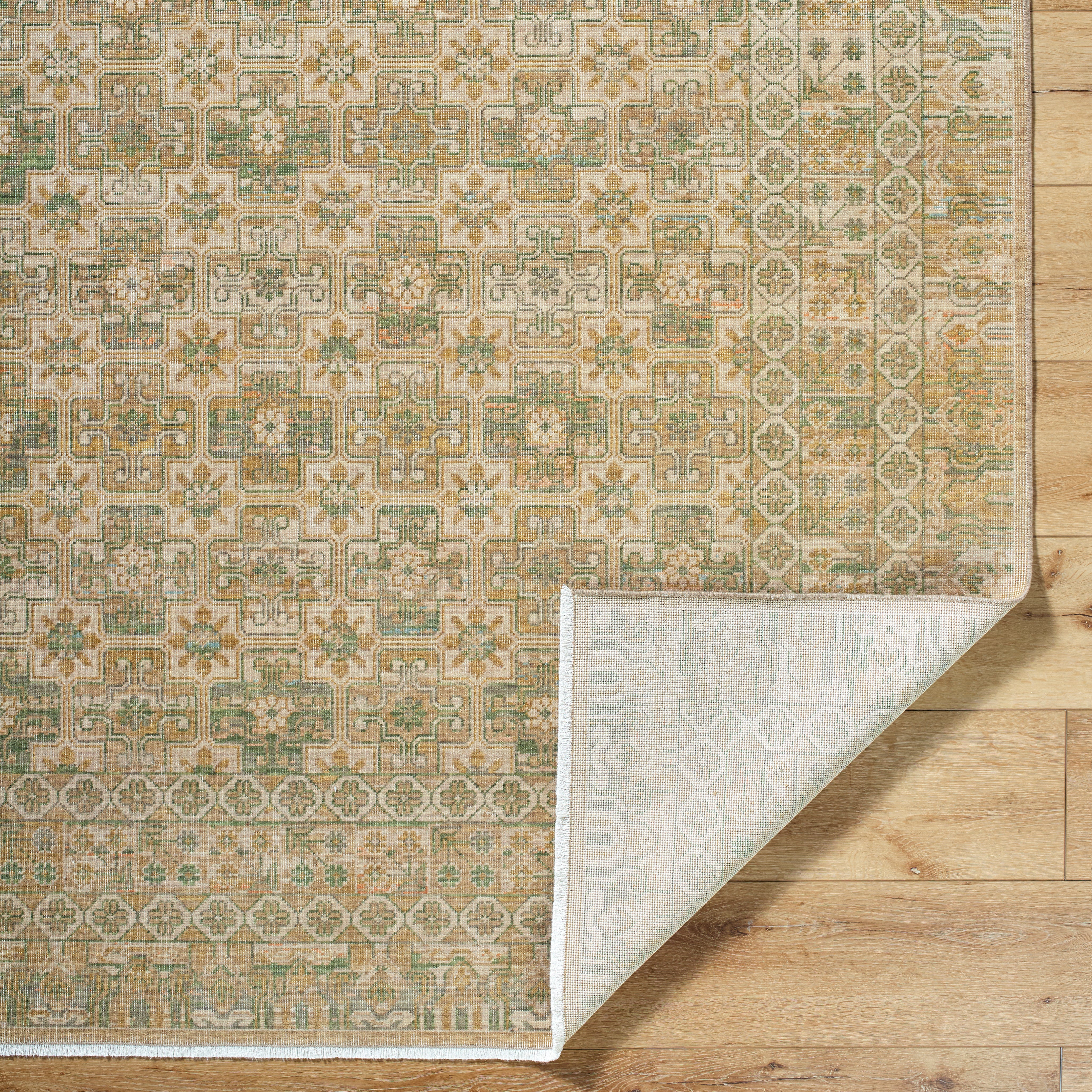 Becki Owens Renaissance Wheat / Sage Rug RUGS - wool Surya