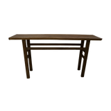 Drew Reclaimed Wood Console Table - Espresso 7 - a - FURNITURE - Console Hauer Market