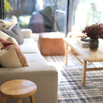 Short Dobbie Reclaimed Stool - Natural 5-VINTAGE - stool Hauer Market