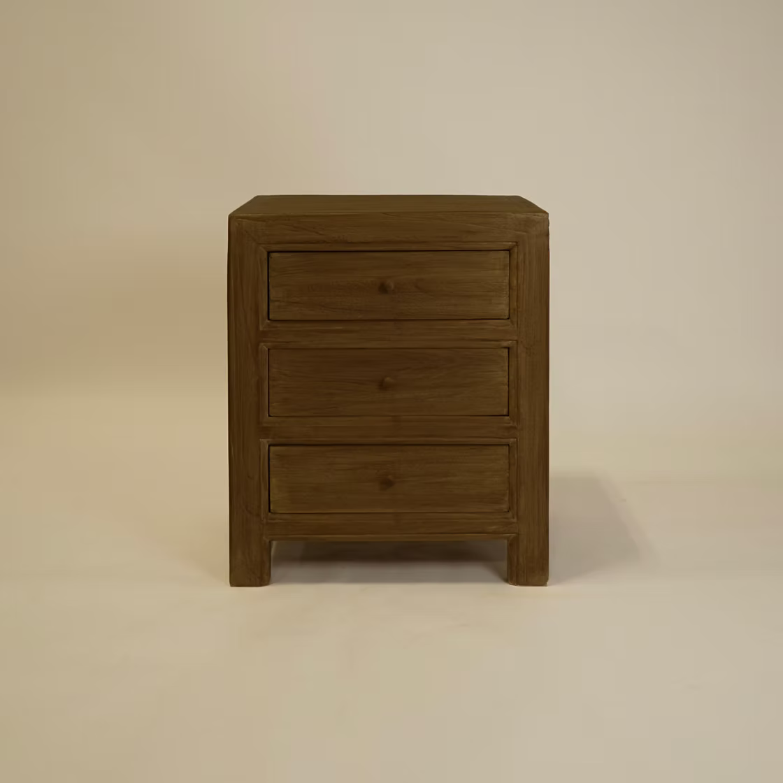Ronan Reclaimed Wood Nightstand - Small 5-VINTAGE-nightstand Hauer Market Aged Brown