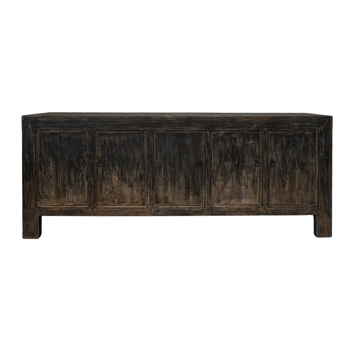 Bowie Weathered Black Sideboard 7 - FURNITURE - sideboard/cabinet Hauer Market Five Door