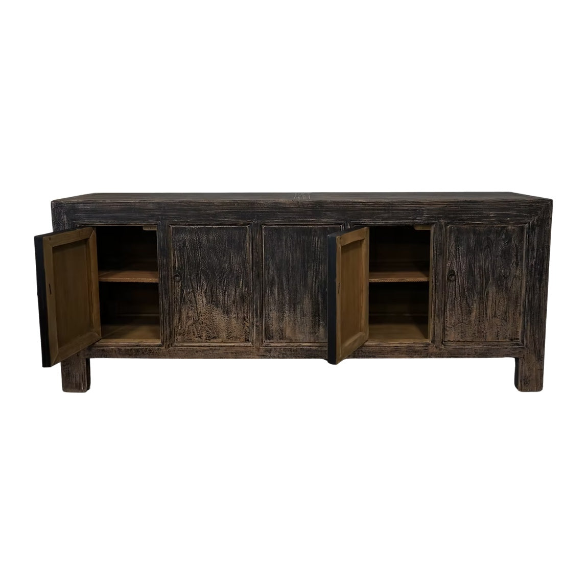 Bowie Weathered Black Sideboard 7 - FURNITURE - sideboard/cabinet Hauer Market