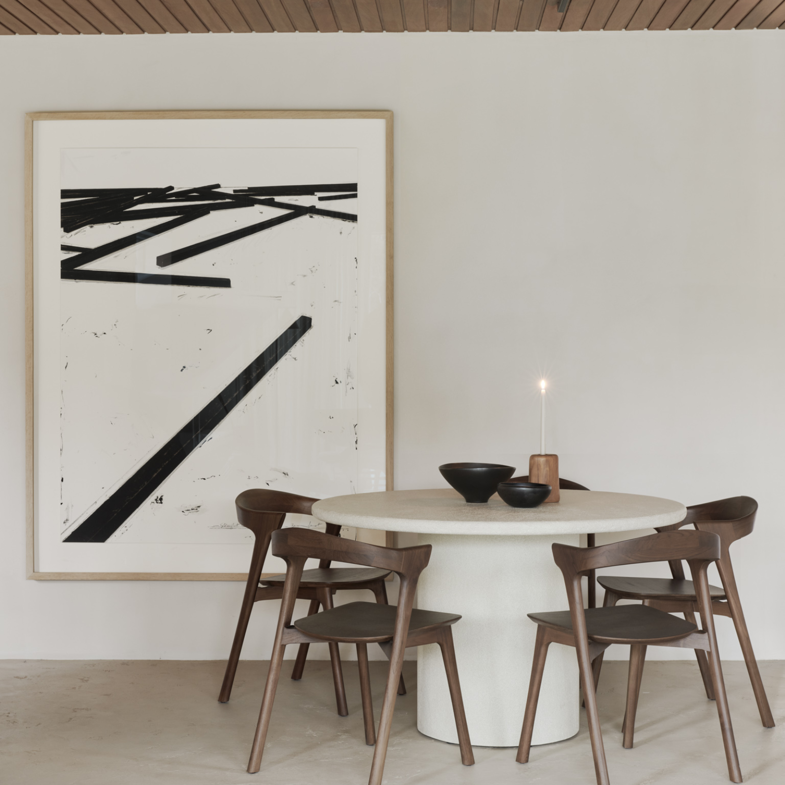 Elements Dining Table 9 - a - FURNITURE - dining table - round Ethnicraft