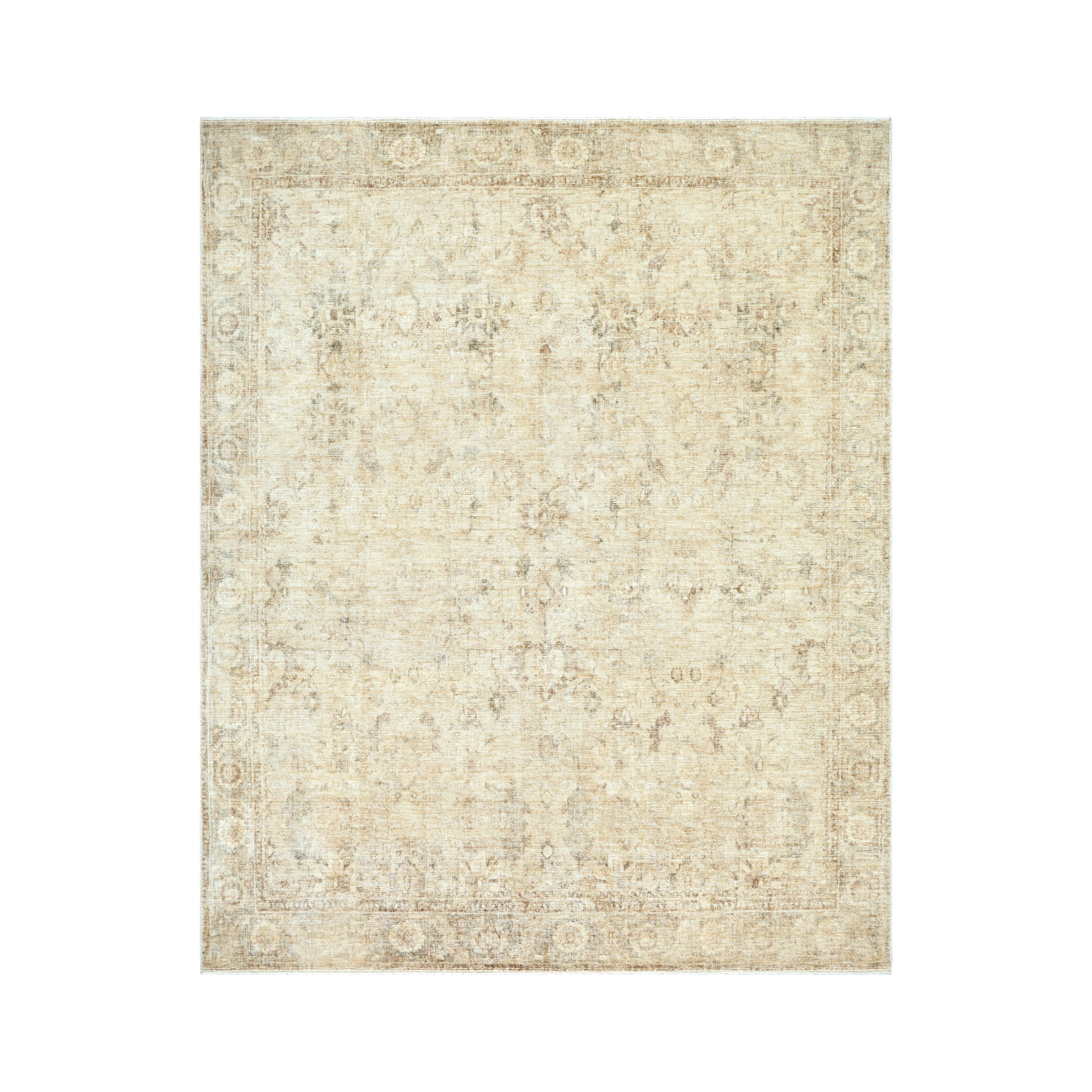 Fetscher Beige / Olive Rug RUGS - synthetic Surya