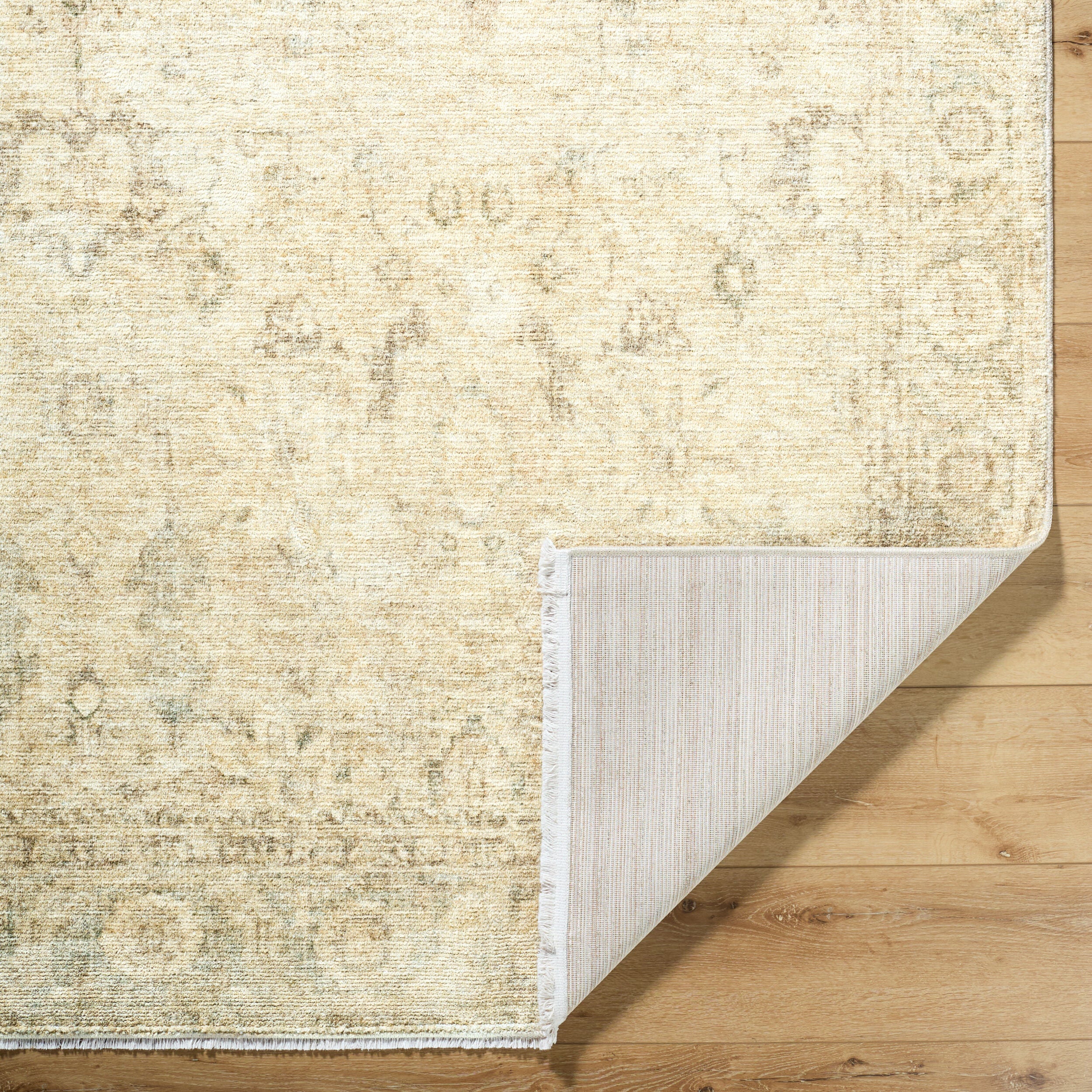 Fetscher Beige / Olive Rug RUGS - synthetic Surya