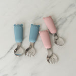 Silicone Bear Utensil Set FINNBIRD - utensil set Peaks & Valleys Baby (Faire)