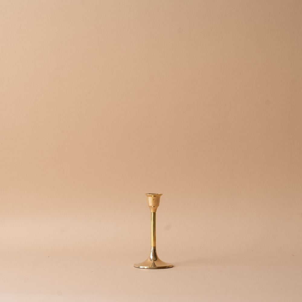 Classic Brass Taper Candle Holder candle holder Galley and Fen (Faire) Small
