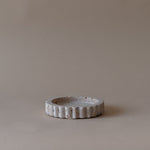 Travertine Scallop Dish tray Indaba