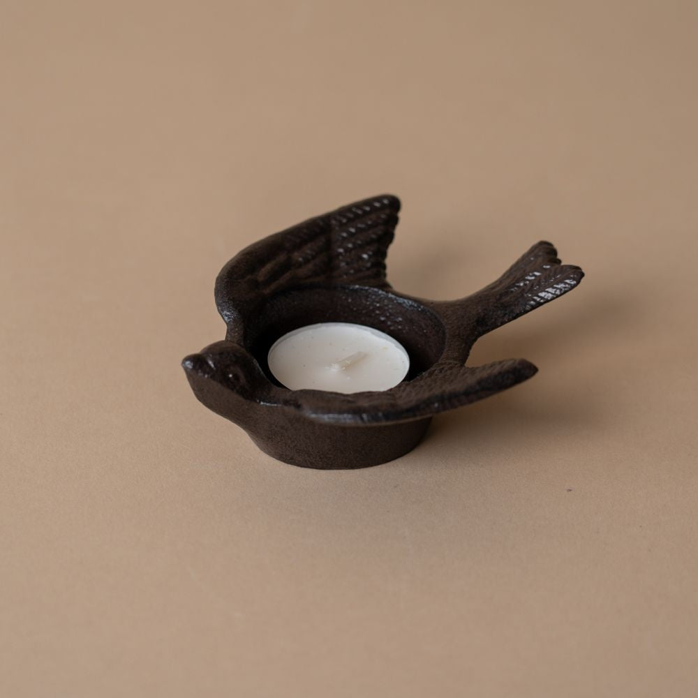 Cast Iron Bird Candle Holder candle holder Gohobi (Faire)