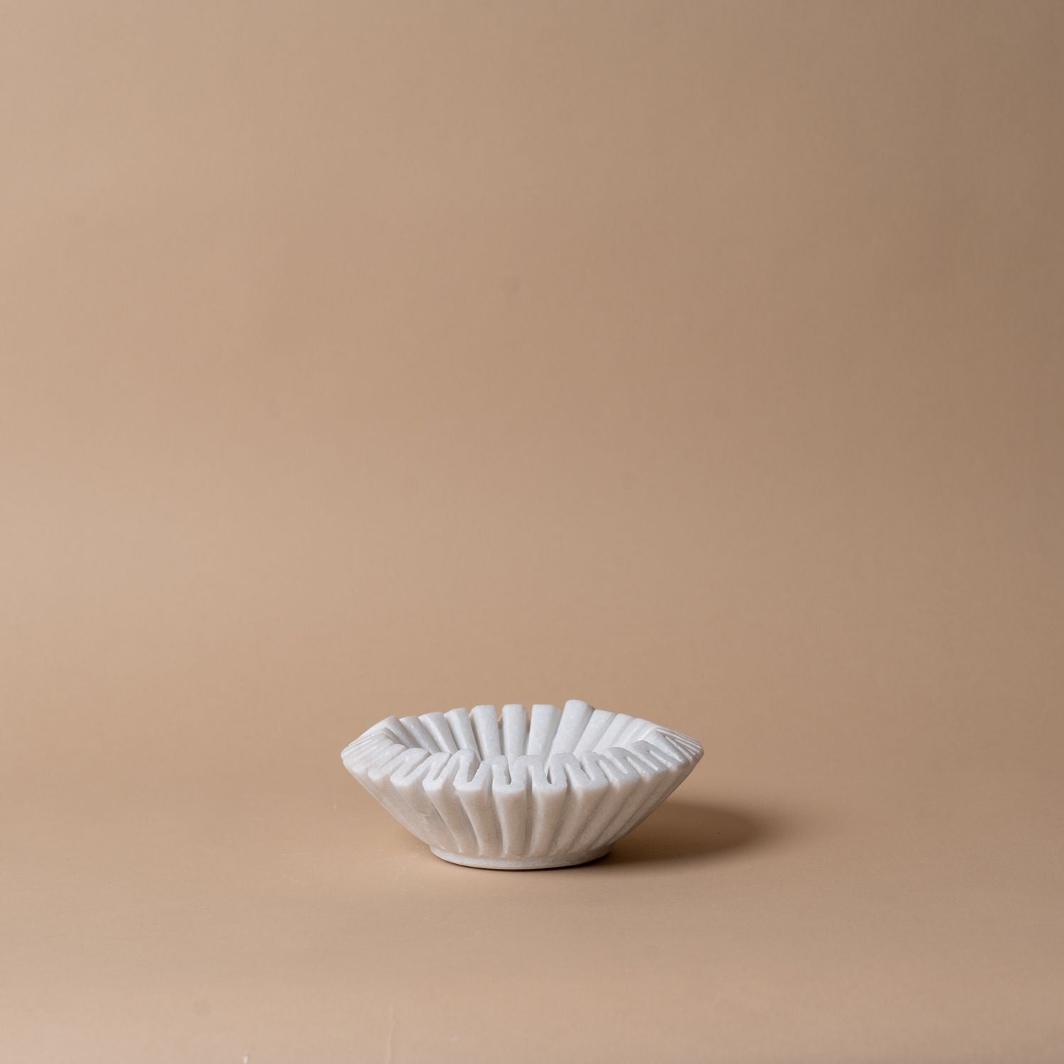Marble Fluted Bowl dish Creative Co-op (DYA)