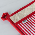Red Stripe Pot Holder CHRISTMAS 2024 DANICA (Faire)