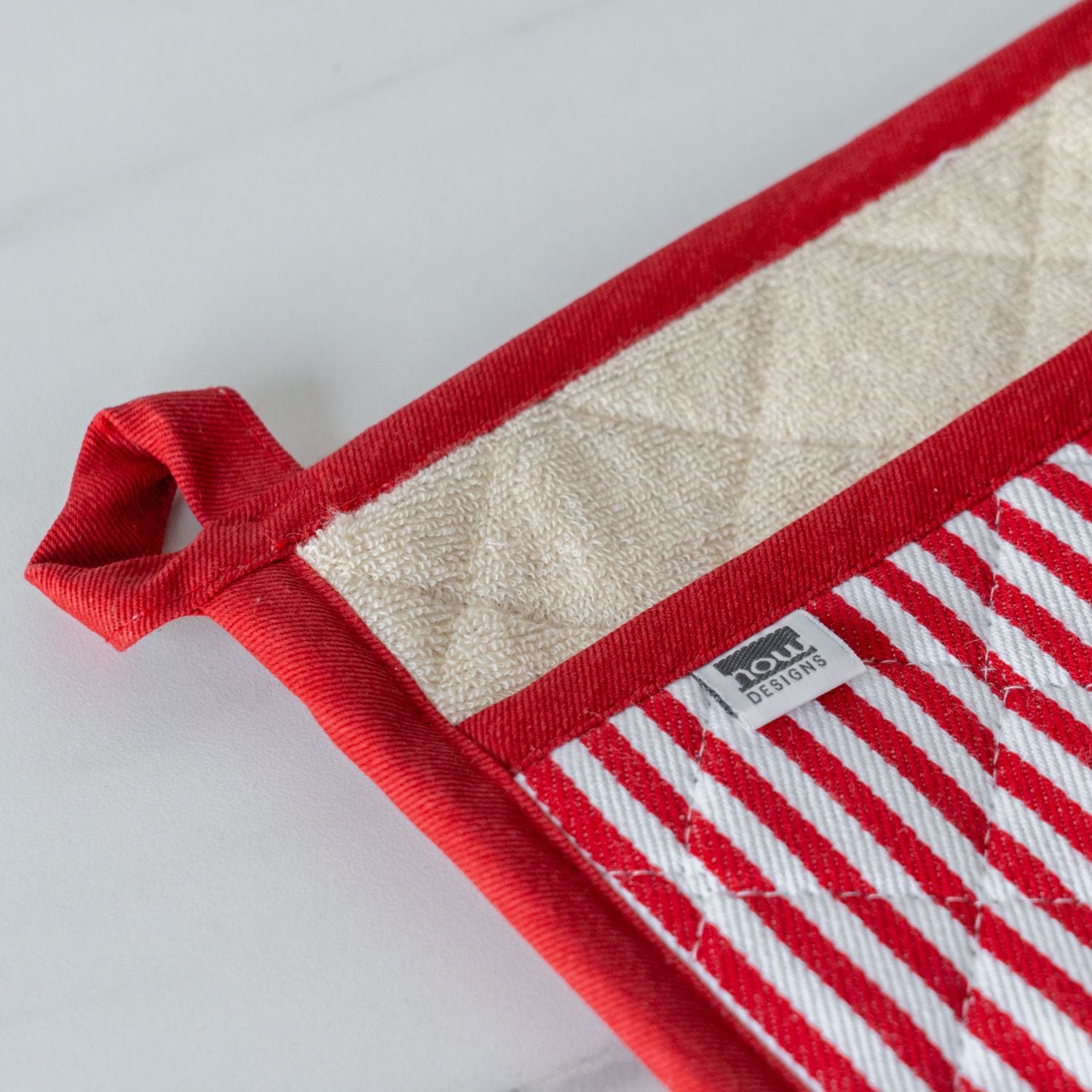 Red Stripe Pot Holder CHRISTMAS 2024 DANICA (Faire)