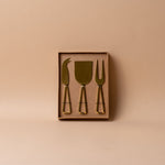 Gold Cheese Knife Set cheese knife DANICA (Faire)