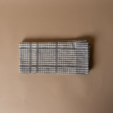 Cotton Check Dish Towel - Pewter kitchen towel DANICA (Faire)