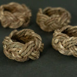 Braided Seagrass Napkin Ring Set napkin ring Creative Co-op (DYA)