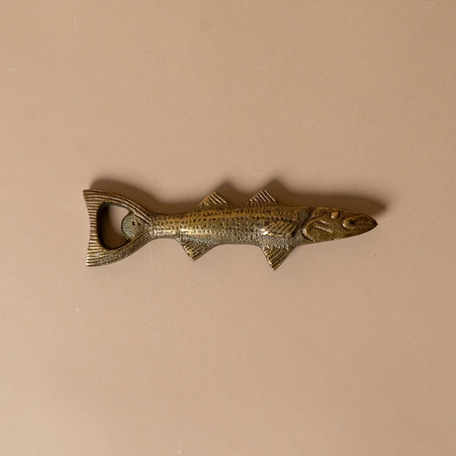 Brass Finish Fish Bottle Opener bottle opener Creative Co-op (DYA)