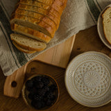 Hand Finished Stoneware Bread Plate plate David Shaw