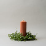 Faux Juniper Berry Candle Ring CHRISTMAS 2025 Tri W Imports