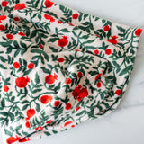 Pomegranate Fleece Throw Blanket blanket Rifle Paper Co. (Faire)