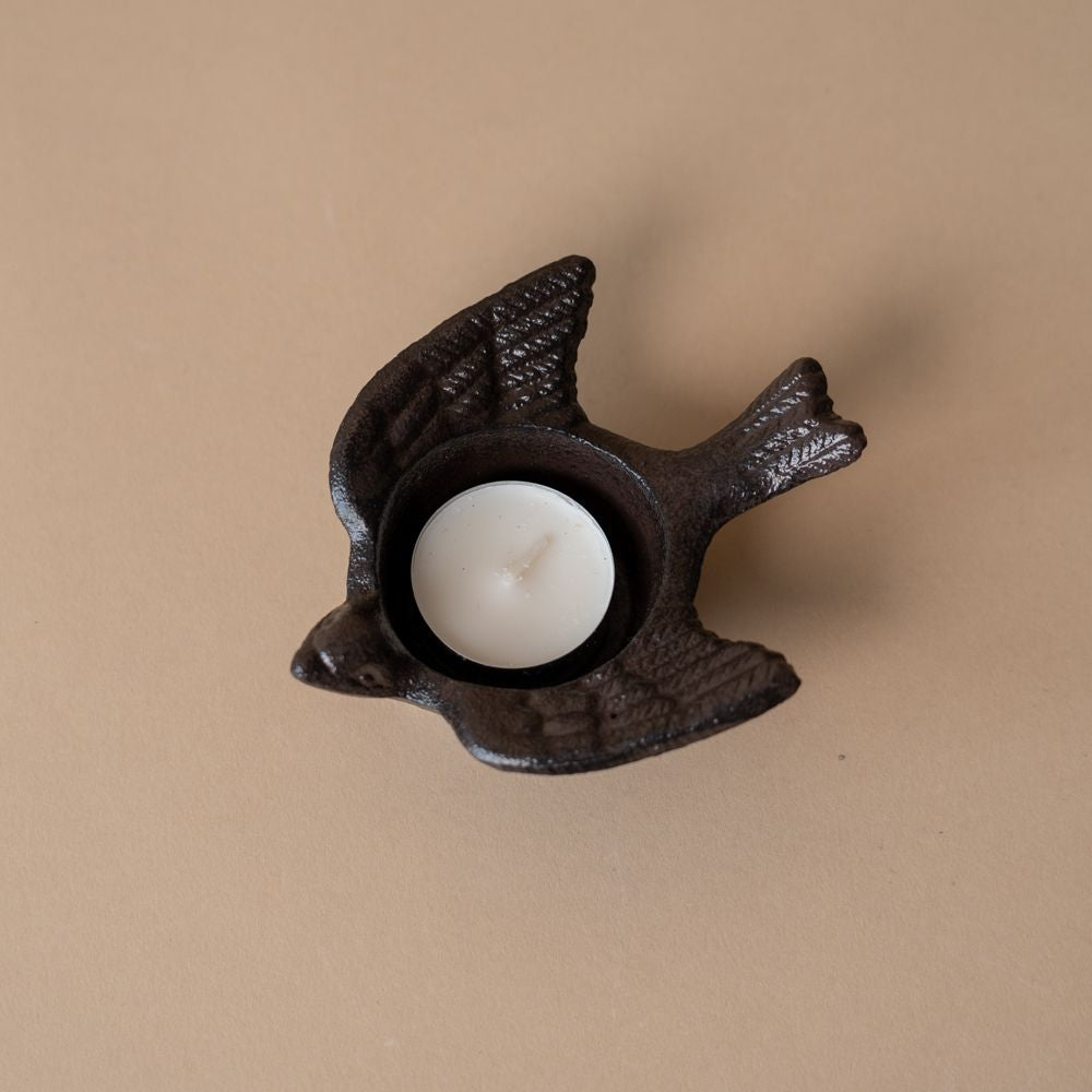 Cast Iron Bird Candle Holder candle holder Gohobi (Faire)
