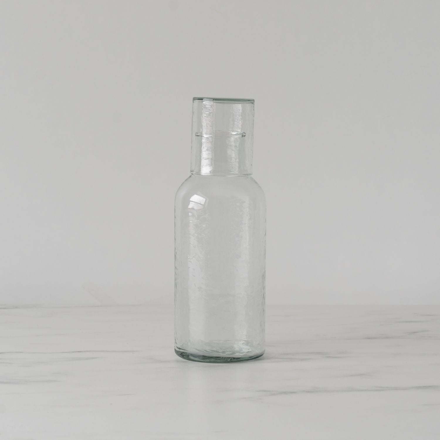 Handblown Hammered Carafe with Lid carafe Acacia Creations (Faire)