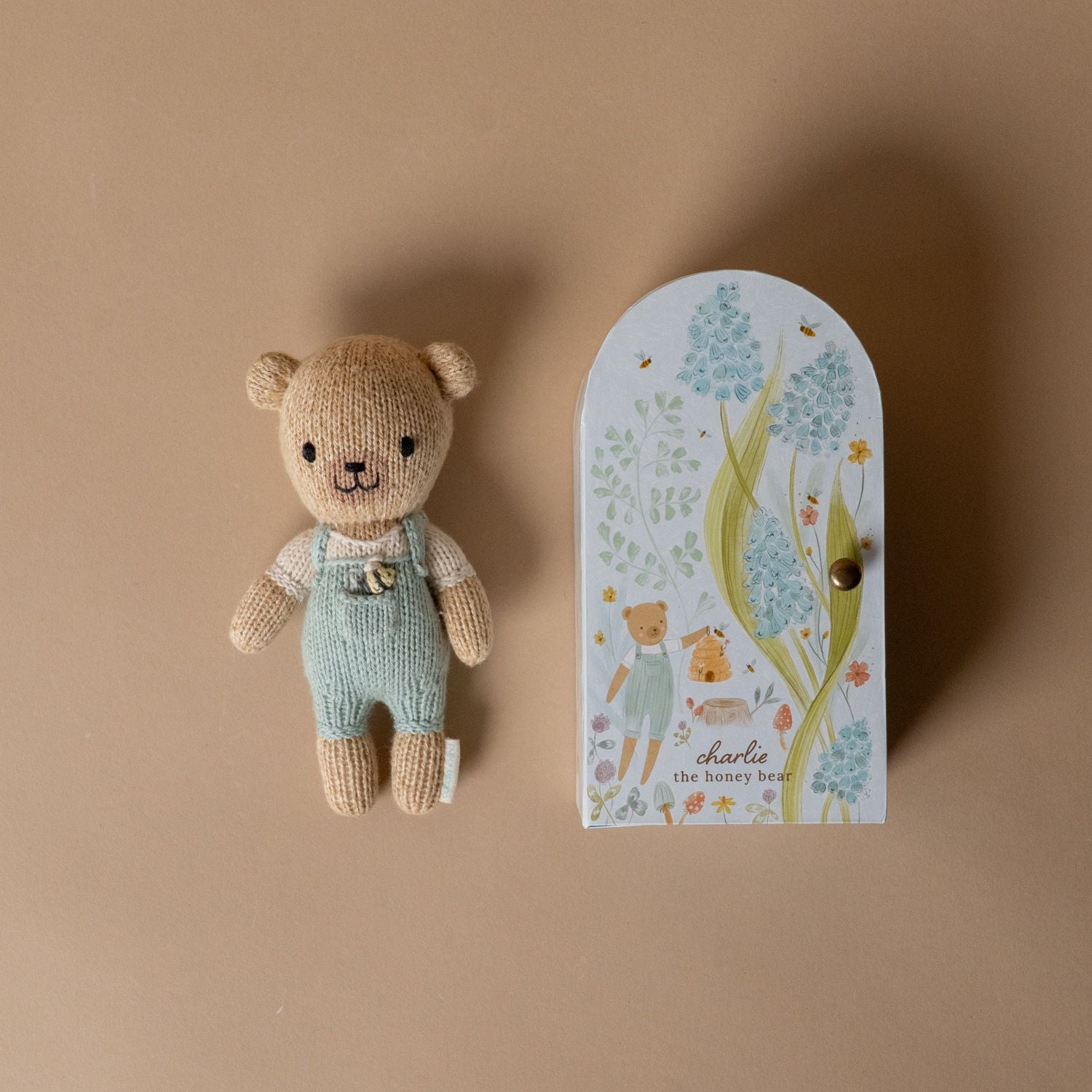 Tiny Charlie the Honey Bear by Cuddle+Kind FINNBIRD - stuffed toy Cuddle + Kind (Faire)