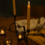 Single Arm Aged Iron Candle Holder candle holder Irvin's Tinware (Faire)