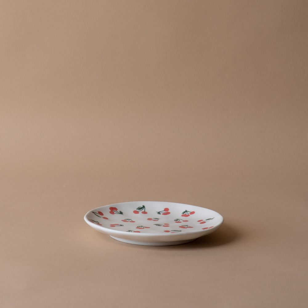 Tiny Cherries Appetizer Plate plate Abbott Collection