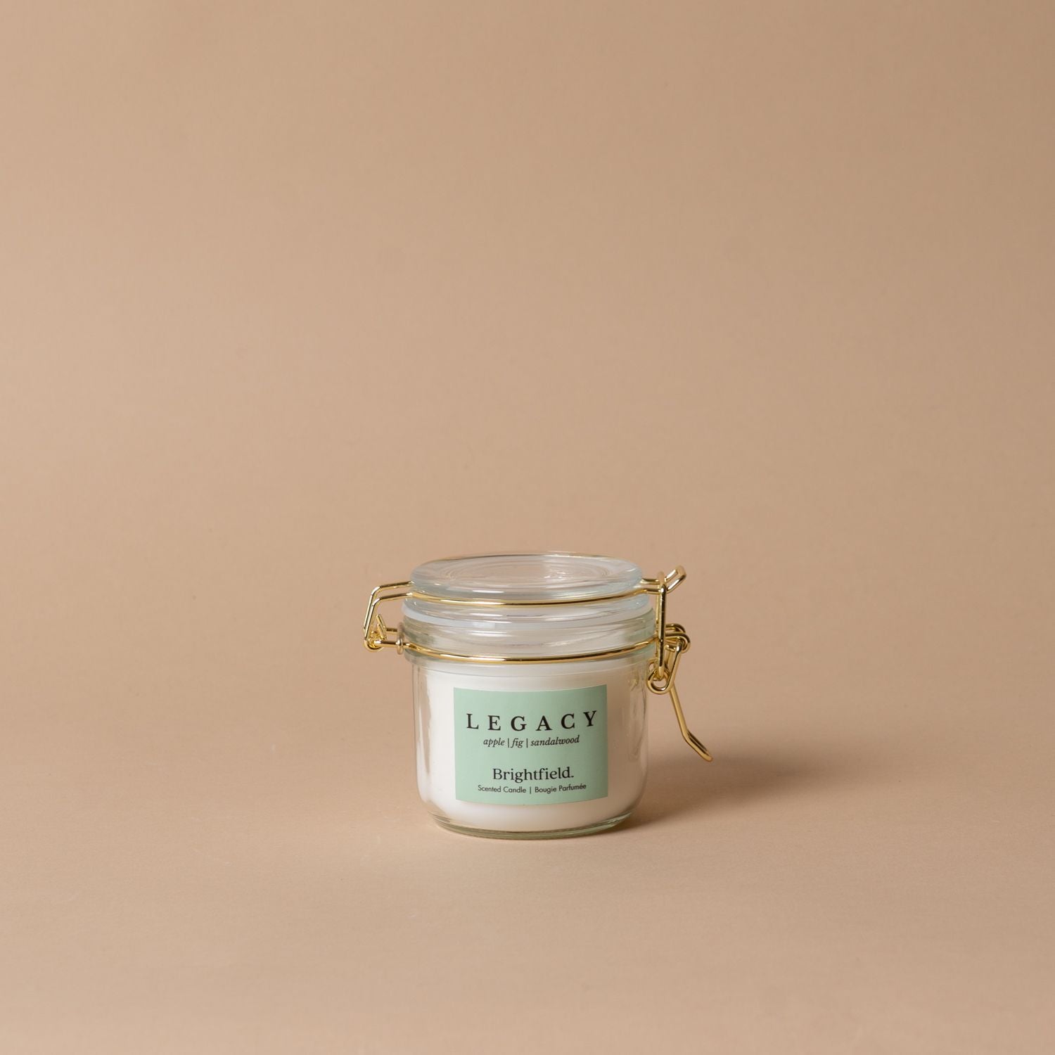 Glass Candle Collection by Brightfield candle Brightfield Legacy (Cashmere, Leather, Cozy)