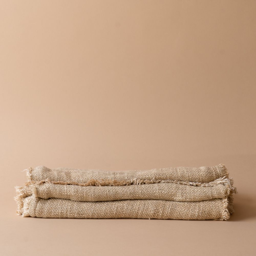 Woven Linen Table Runner table runner Indaba