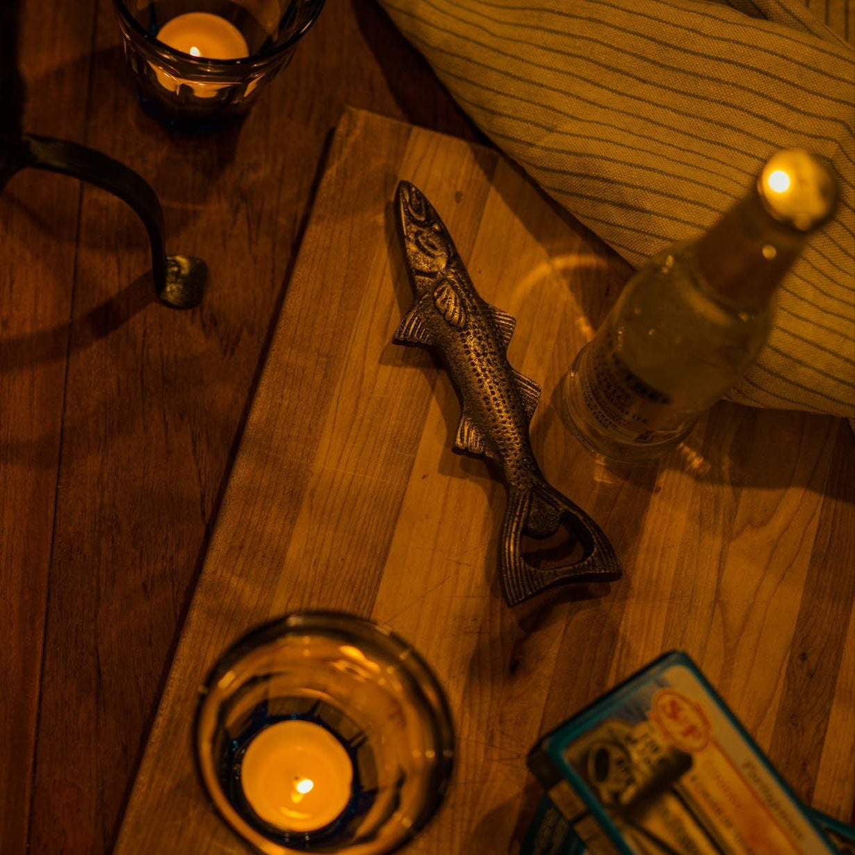 Brass Finish Fish Bottle Opener bottle opener Creative Co-op (DYA)