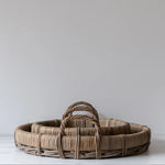 PREORDER - Roll Top Rattan Tray tray Bacon Basketware (Faire)