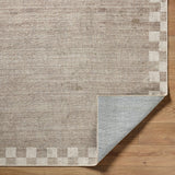 Jude Checkered Border Washable Rug RUGS - washable Surya