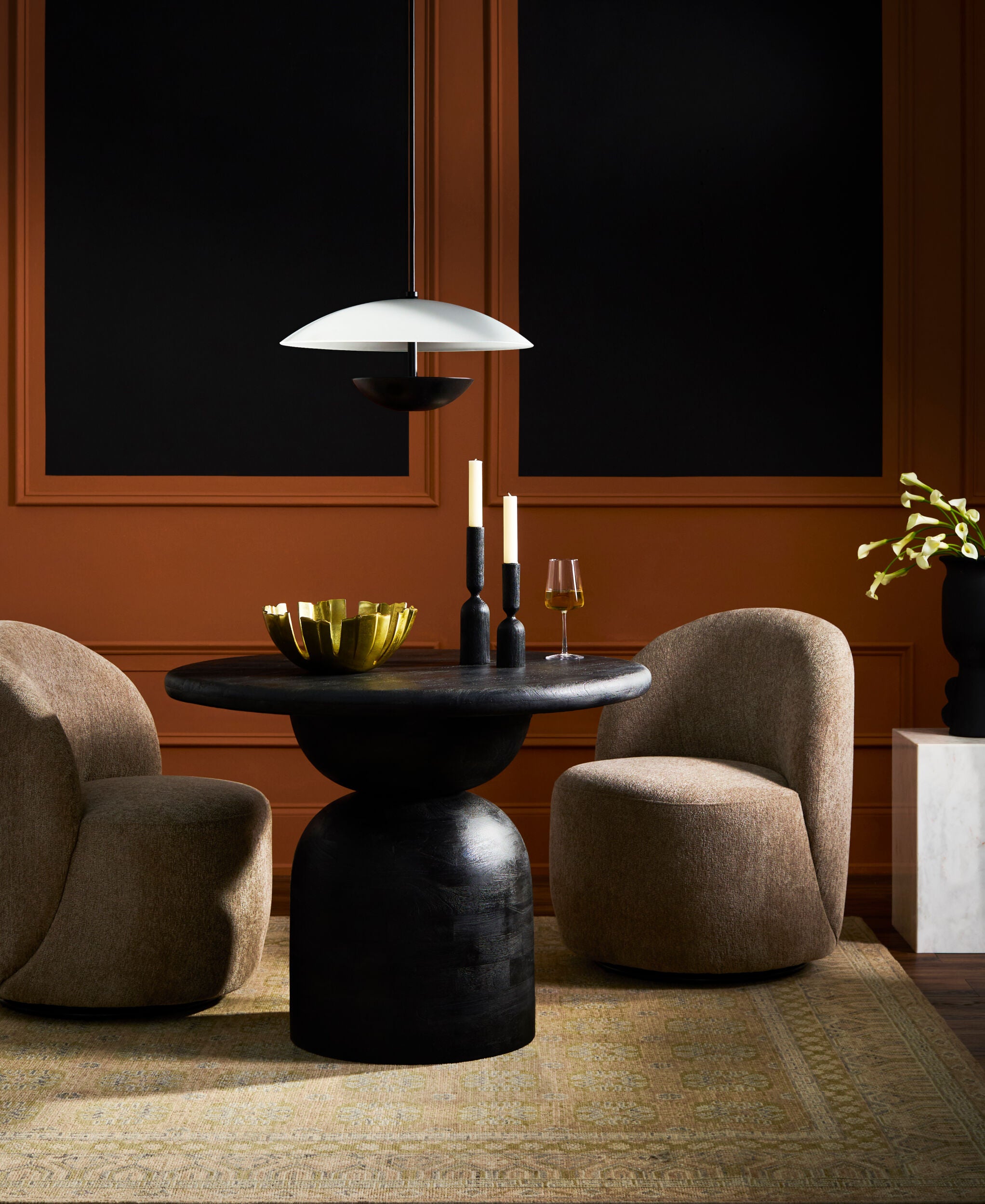 Koben Dining Table FURNITURE - dining table Surya