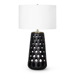 Kelvin Ceramic Table Lamp (Black) Table Lamps Regina Andrew