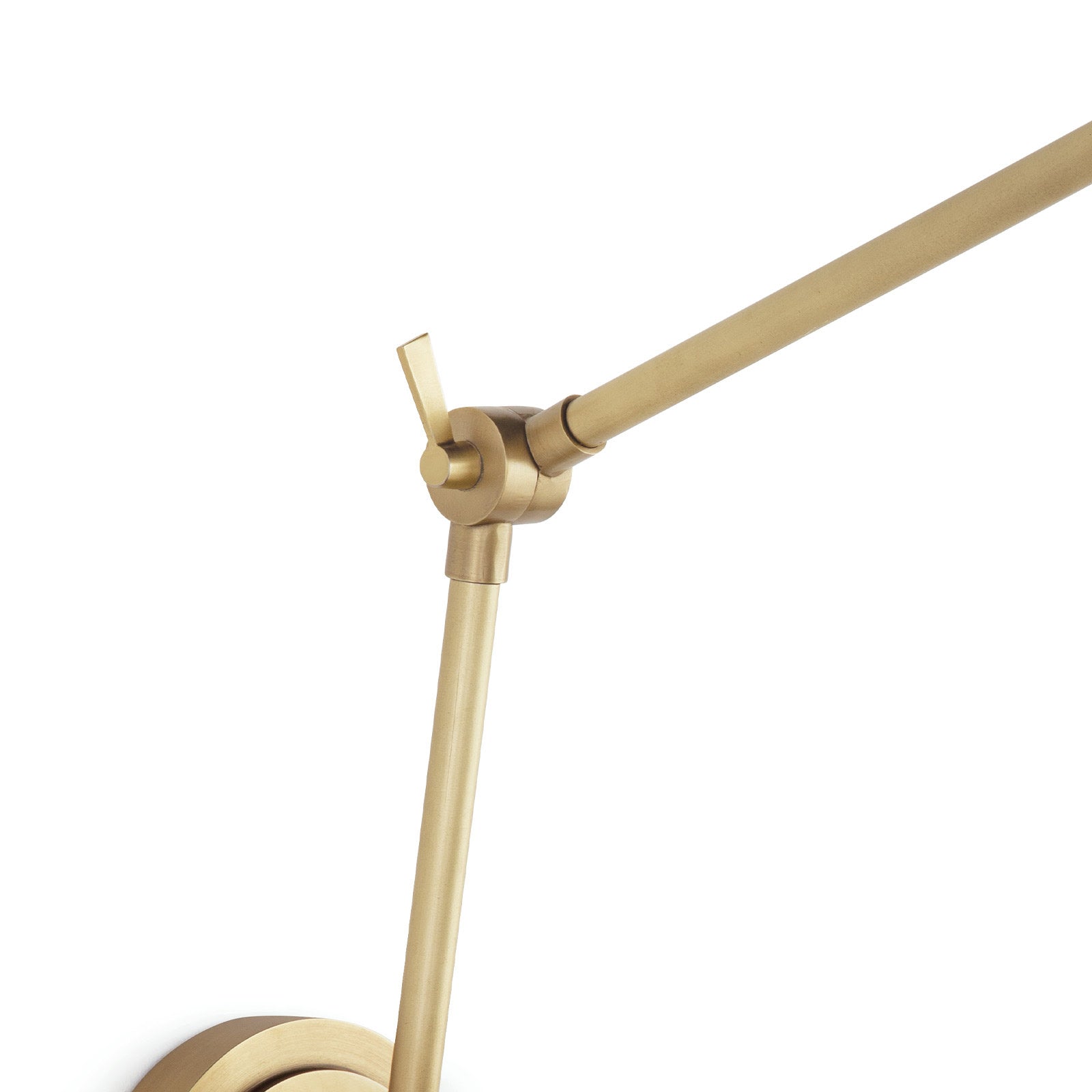 Sal Task Sconce (Natural Brass) Wall Sconces Regina Andrew