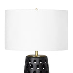 Kelvin Ceramic Table Lamp (Black) Table Lamps Regina Andrew