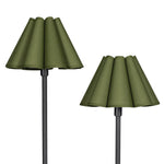 IN STORE - Polly Floor Lamp (Blackened Brass with Green Scalloped Shade) LIGHTING - in store Regina Andrew