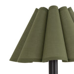 Polly Sconce Single (Blackened Brass with Green Scalloped Shade) Wall Sconces Regina Andrew