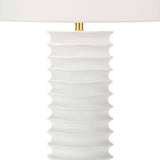 Nabu Metal Column Table Lamp (White) Table Lamps Regina Andrew