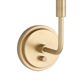 Polly Sconce Single (Natural Brass with Rattan Shade) Wall Sconces Regina Andrew