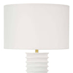 Nabu Metal Column Table Lamp (White) Table Lamps Regina Andrew